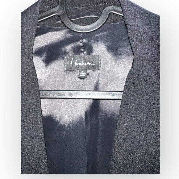 BABATON Aritzia Invest Wool long single breasted Blazer Jacket Tailored Black 4 - Picture 7 of 7